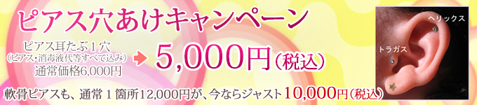 ピアスキャンペーン